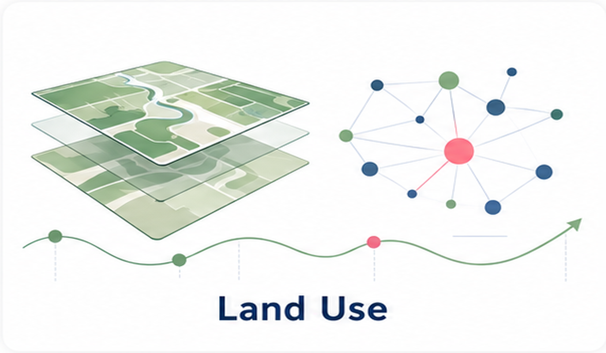 Land use change bibliometric diagram