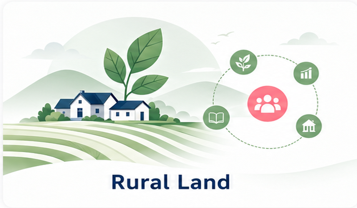 Rural revitalization land improvement diagram