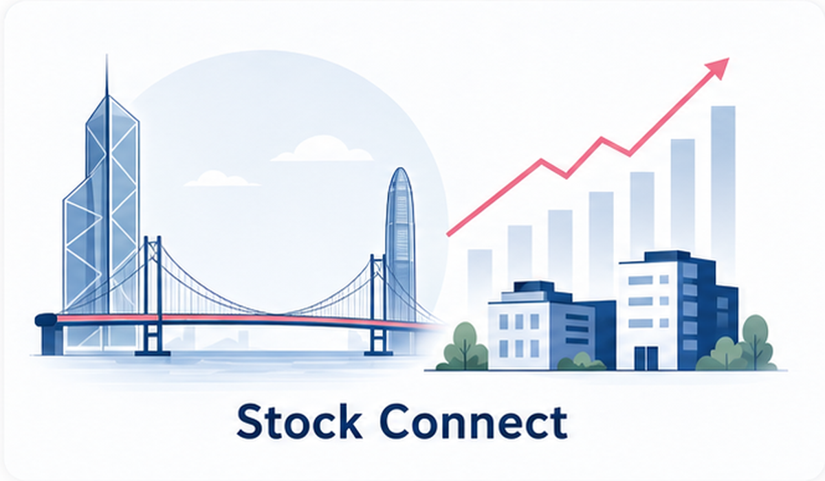 Stock Connect investment efficiency diagram